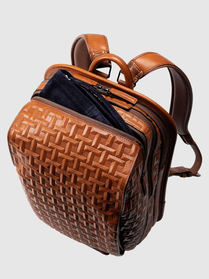 TSUCHIYA Legacy Logo Backpack | Canvas Leather Backpack | Tsuchiya