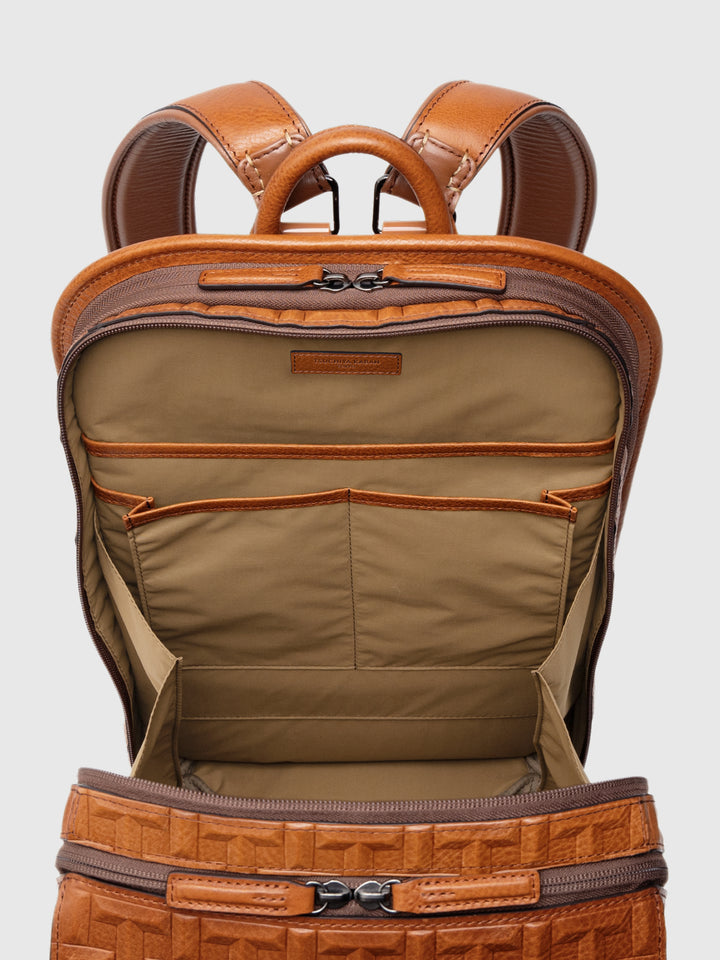 TSUCHIYA Legacy Logo Backpack | Canvas Leather Backpack | Tsuchiya