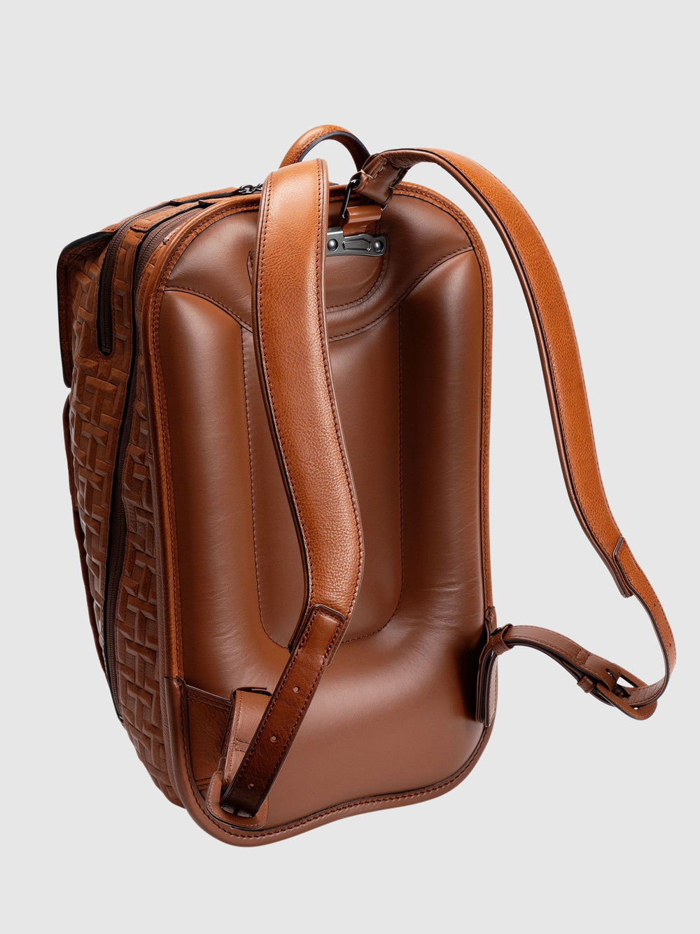 Cowhide  TSUCHIYA Legacy Logo Backpack in Brown Made in Japan