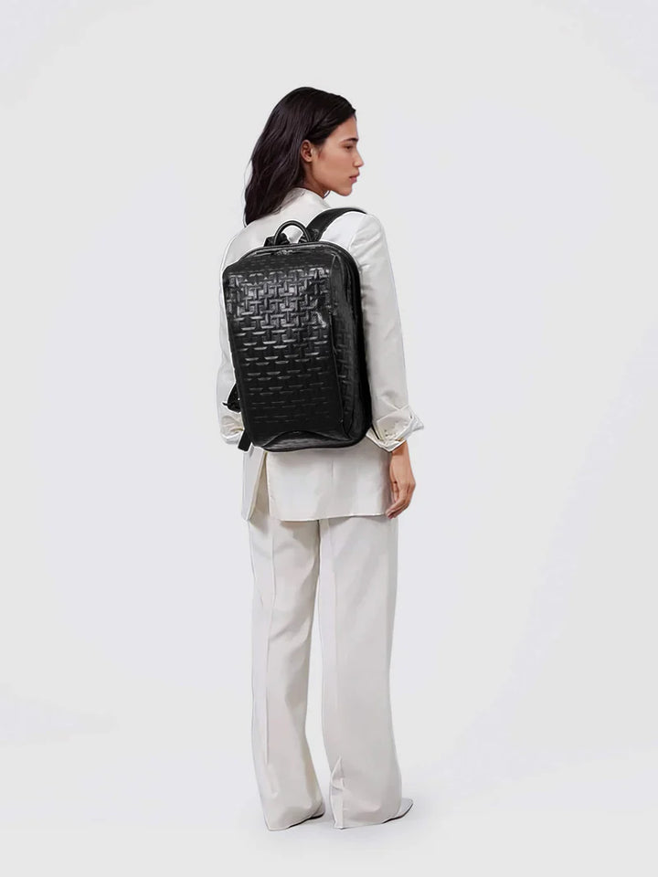 TSUCHIYA Legacy Logo Backpack | Canvas Leather Backpack | Tsuchiya