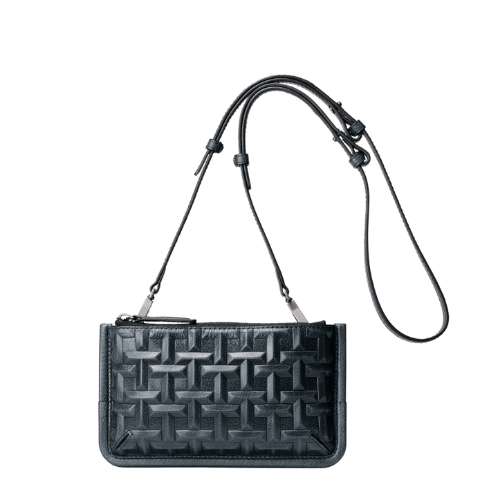TSUCHIYA Legacy Logo Slim Crossbody | Canvas Leather Crossbody