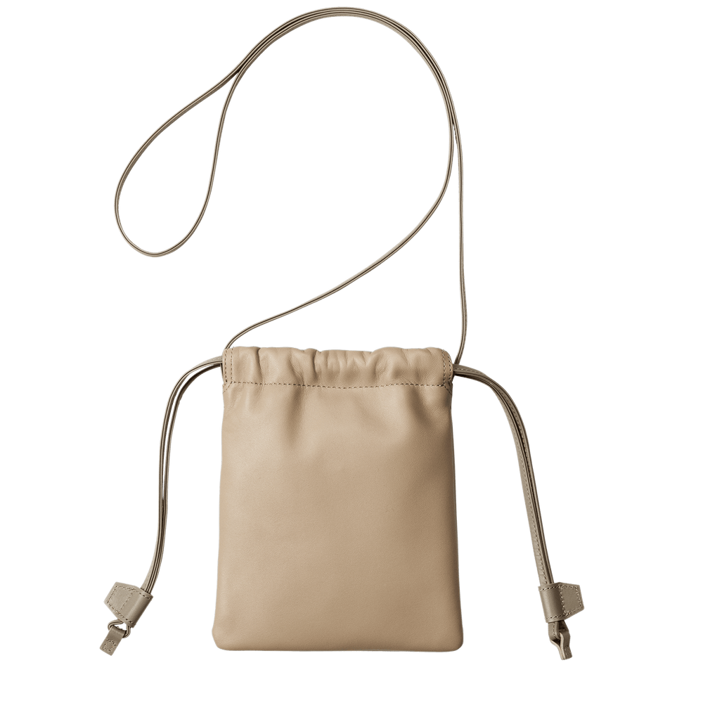 Lambskin Drawstring Pouch | Lambskin Leather Pouch | Tsuchiya Lambskin Drawstring Pouch | Lambskin Leather Pouch | Tsuchiya
