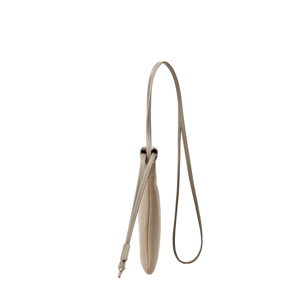 Lambskin Drawstring Pouch | Lambskin Leather Pouch | Tsuchiya