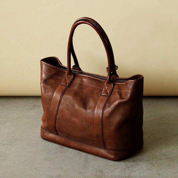 Roadster Large Tote | Leather Tote | Tsuchiya Kaban –Timeless