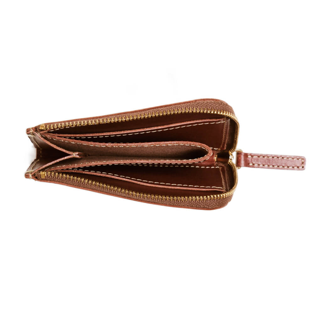 Diario L Zip Wallet | Leather Wallet | Tsuchiya Kaban –Timeless