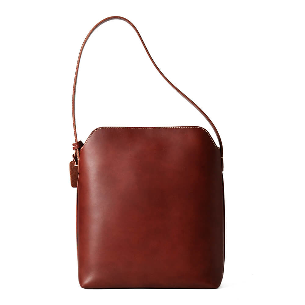 Diario Single Strap Tote | Leather Tote | Tsuchiya Kaban –Timeless