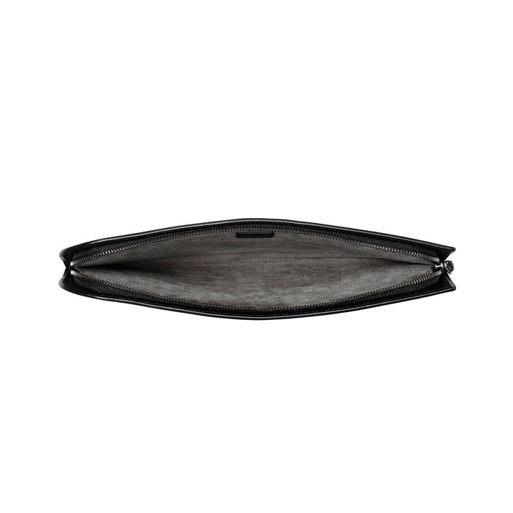 Black Nume Slim Clutch | Nume Leather Clutch | Tsuchiya Kaban