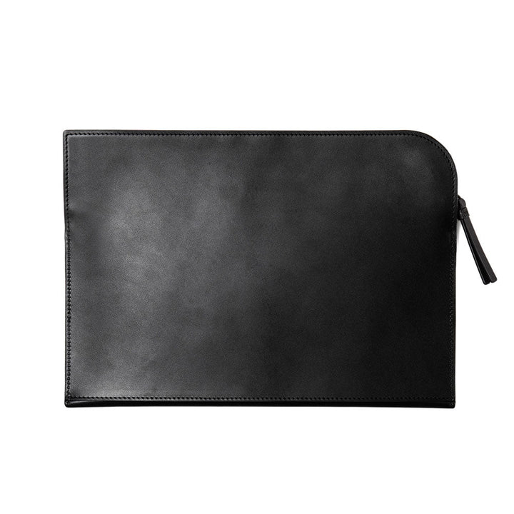 Black Nume Slim Clutch | Nume Leather Clutch | Tsuchiya Kaban