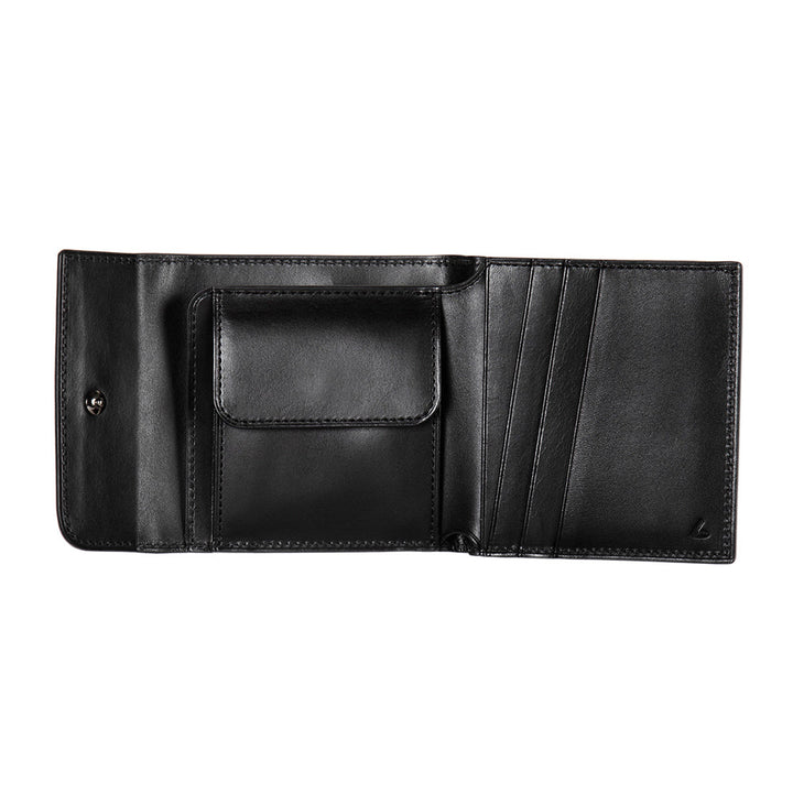 Black Nume Small Wallet | Nume Leather Wallet | Tsuchiya Kaban