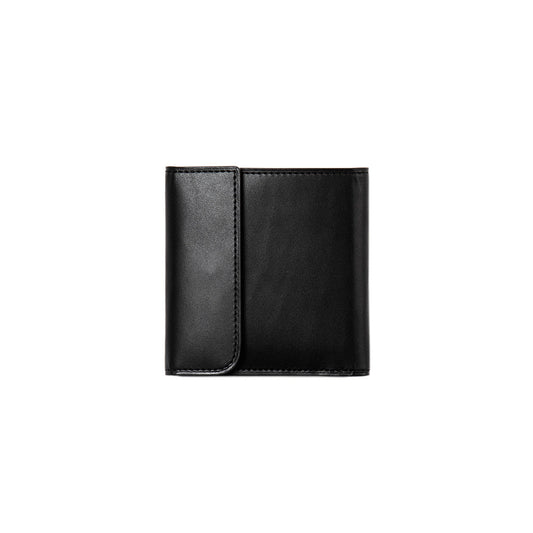 Steerhide  Black Nume Small Wallet in Black Made in Japan