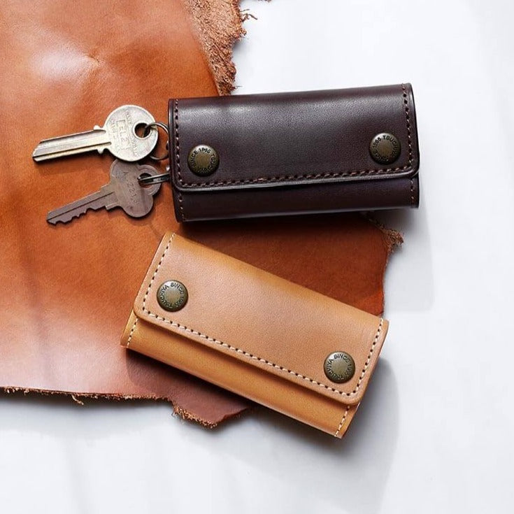 Japanese Key Case Nume Key Case | Nume Leather Key Case | Tsuchiya Kaban –Timeless ...