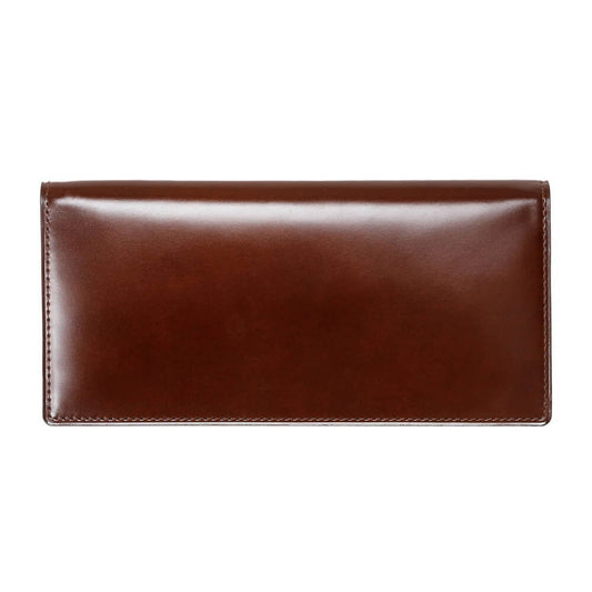 Cordovan Cordovan Long Wallet in Brown × Brown Made in Japan