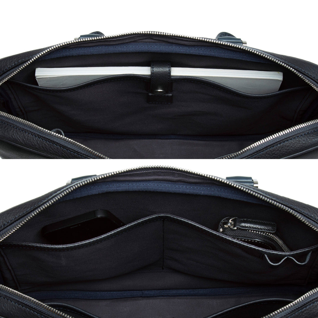 Brent Medium Briefcase | Leather Briefcase | Tsuchiya Kaban