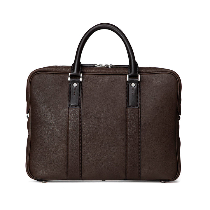 Brent Medium Briefcase | Leather Briefcase | Tsuchiya Kaban