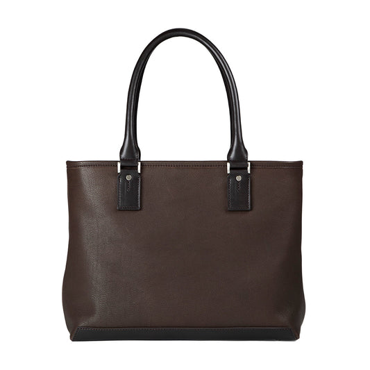 Steerhide  Brent Tote in Dark Brown Made in Japan