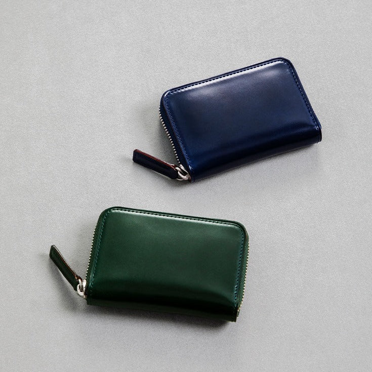 Cordovan Zip Coin Wallet - Cordovan - –Timeless Leather