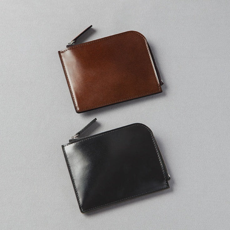 Cordovan L Zip Wallet - Cordovan - –Timeless Leather Designs