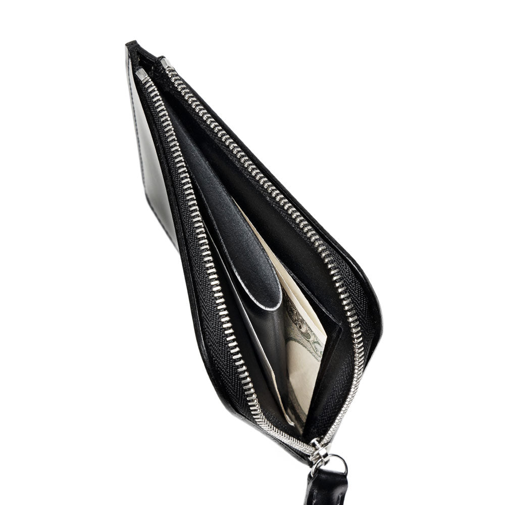 Cordovan L Zip Wallet - Cordovan - –Timeless Leather Designs