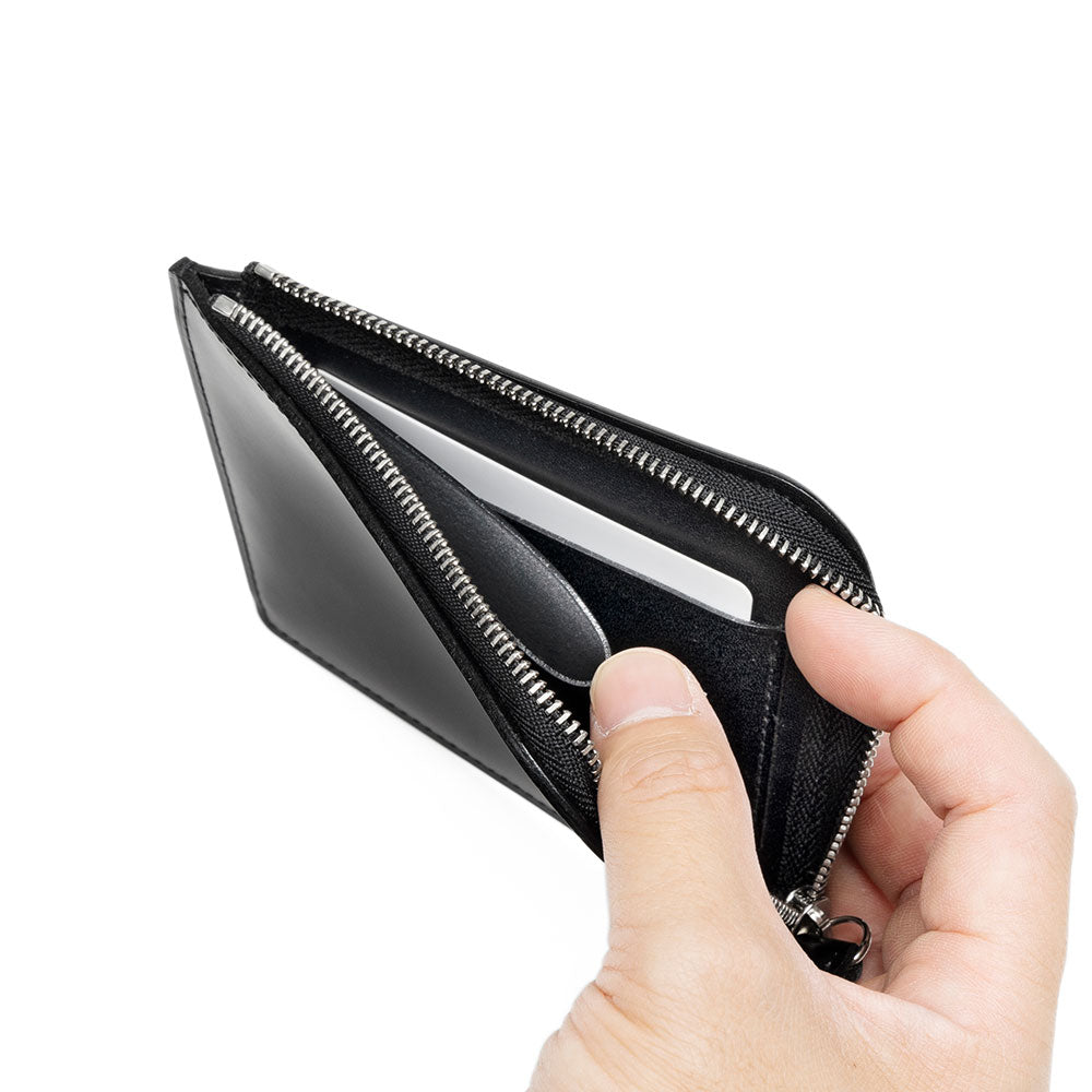 Cordovan L Zip Wallet - Cordovan - –Timeless Leather Designs