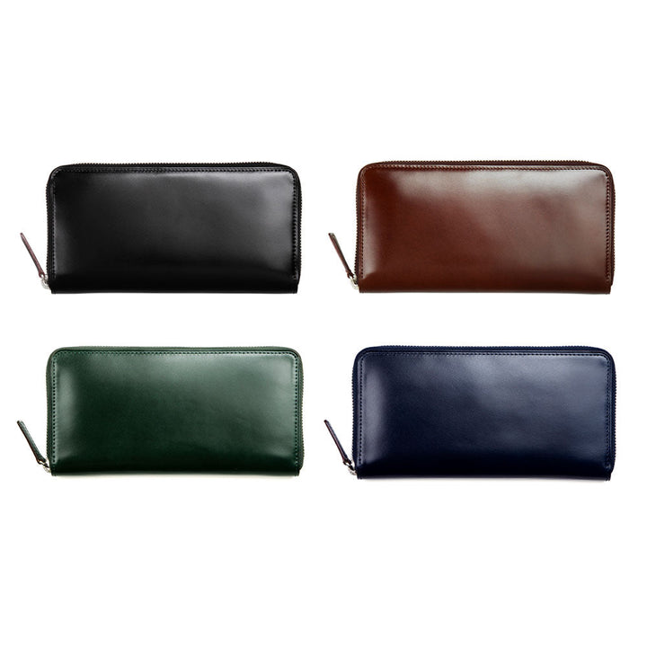 小物 ADDICT CLOTHES CORDVAN ZIP LONG WALLET Cordovan Zip Long Wallet | Cordovan Leather Wallet | Tsuchiya