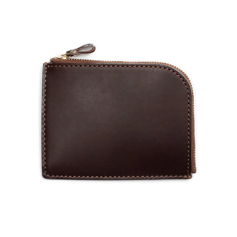 なは　SQUAREZIPBILL LeatherWallet Mid Length Leather Wallet – Time & Silence