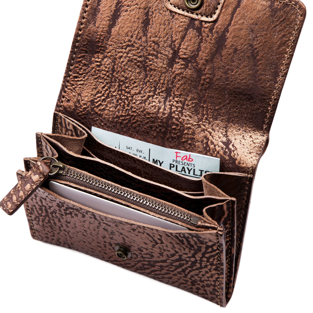 leather purse for woman Copper - LeGustave Copper | PAUL MARIUS