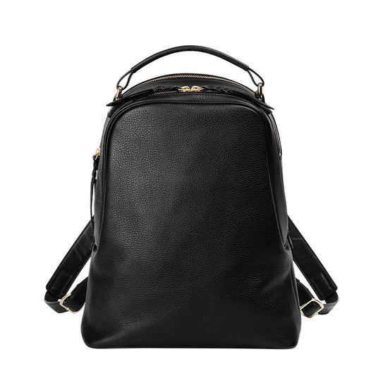 Cowhide  Clarte Backpack in Black Made in Japan