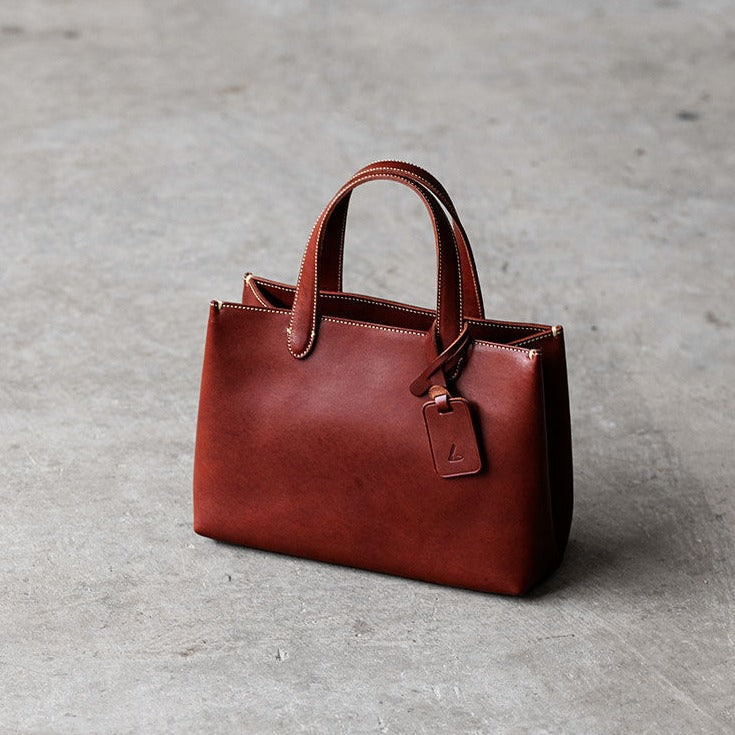 Diario Small Tote | Leather Tote | Tsuchiya Kaban –Timeless