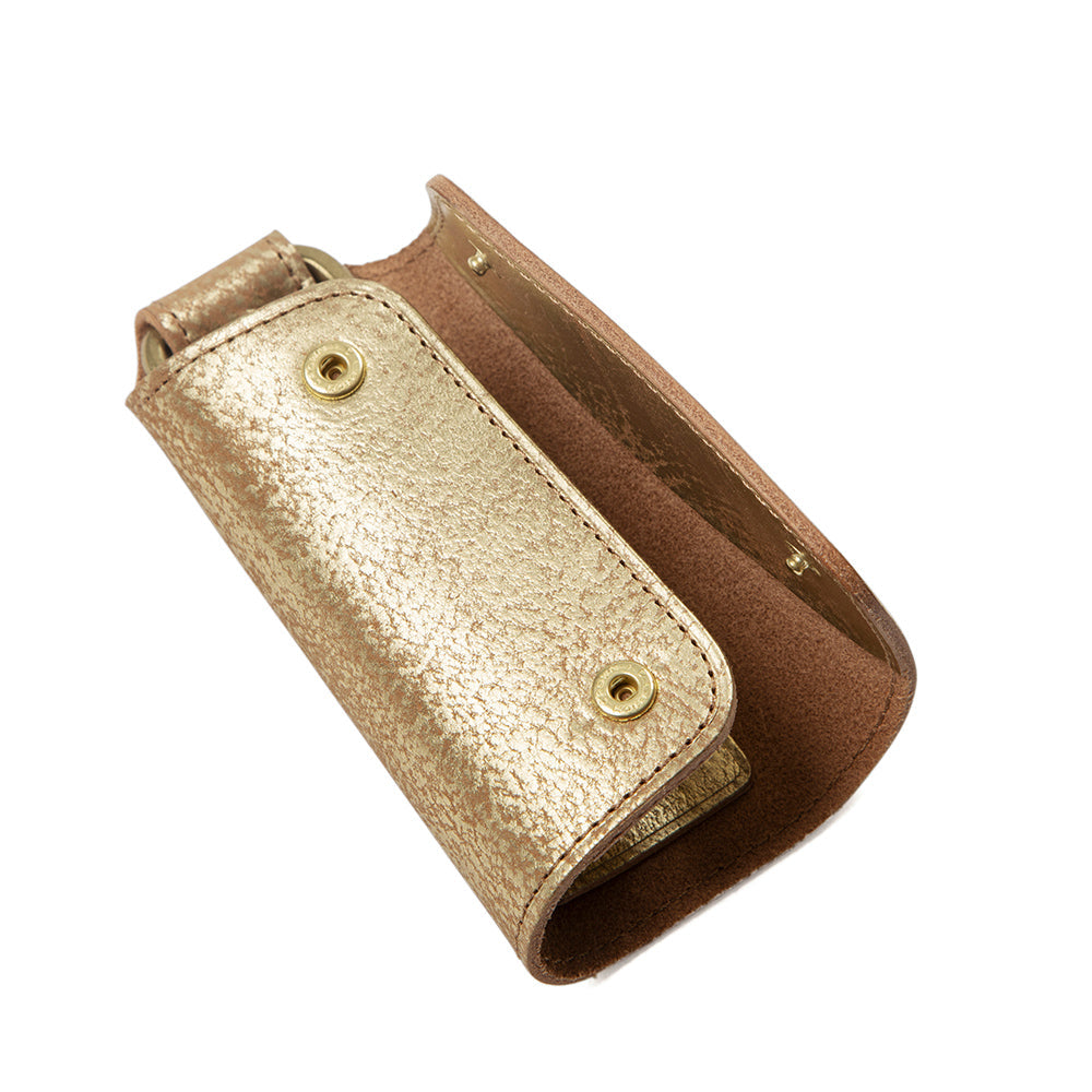Gold Sparkle Grip Key Case
