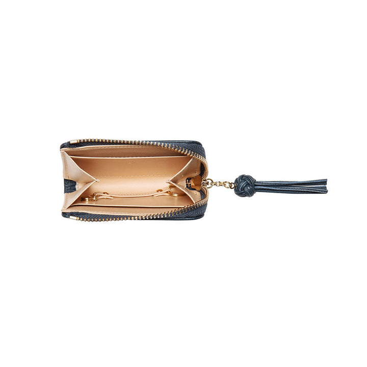 Editor Mini Wallet with Keychain | Leather Wallet | Tsuchiya Kaban