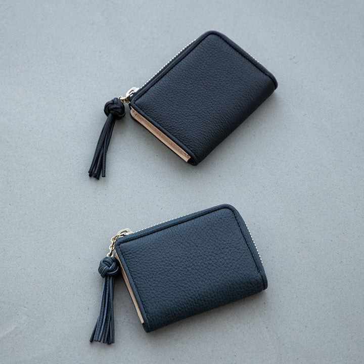 Editor Mini Wallet with Keychain | Leather Wallet | Tsuchiya Kaban