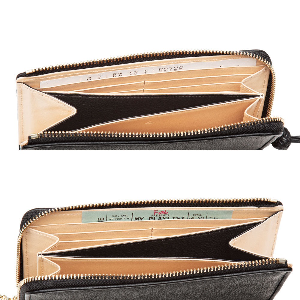 Editor Zip Long Wallet | Leather Wallet | Tsuchiya Kaban –Timeless