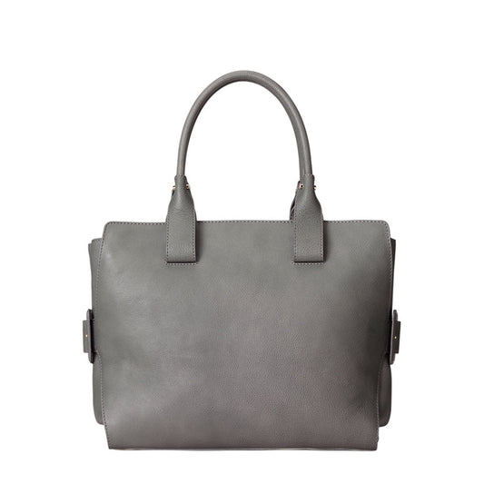 Steerhide  Editor Tote in Gray Made in Japan