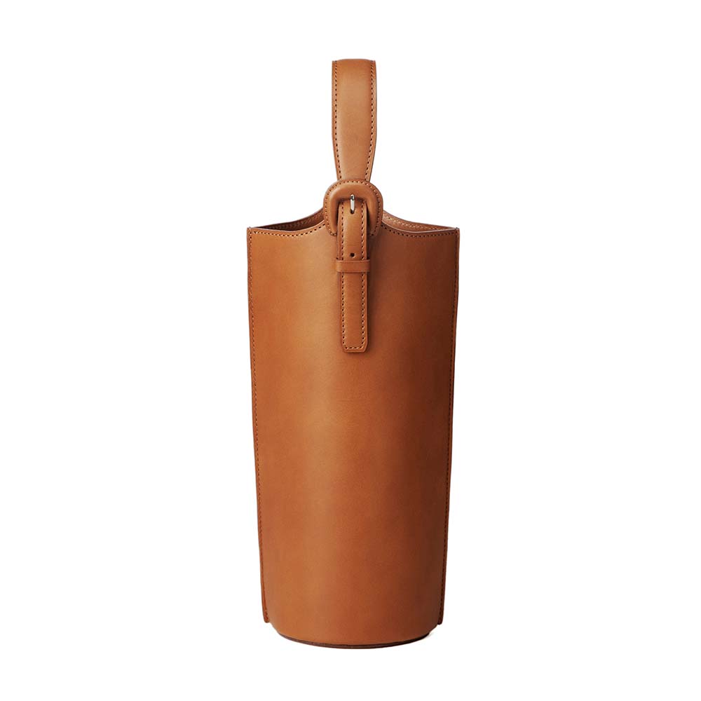 Home Collection Leather Bottle Carrier