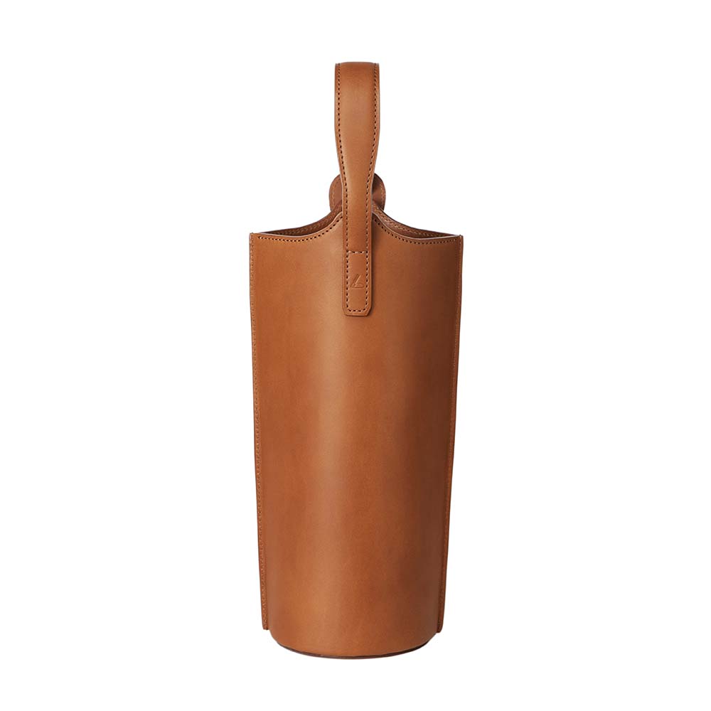 Home Collection Leather Bottle Carrier