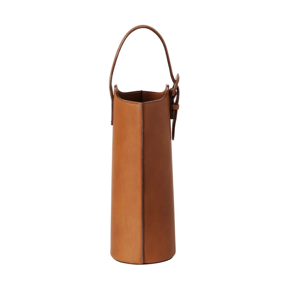 Home Collection Leather Bottle Carrier - Home Collection