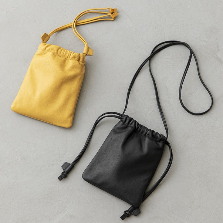 Ruffle Drawstring Pouch - Ruffle - –Timeless Leather Designs, Crafted ...