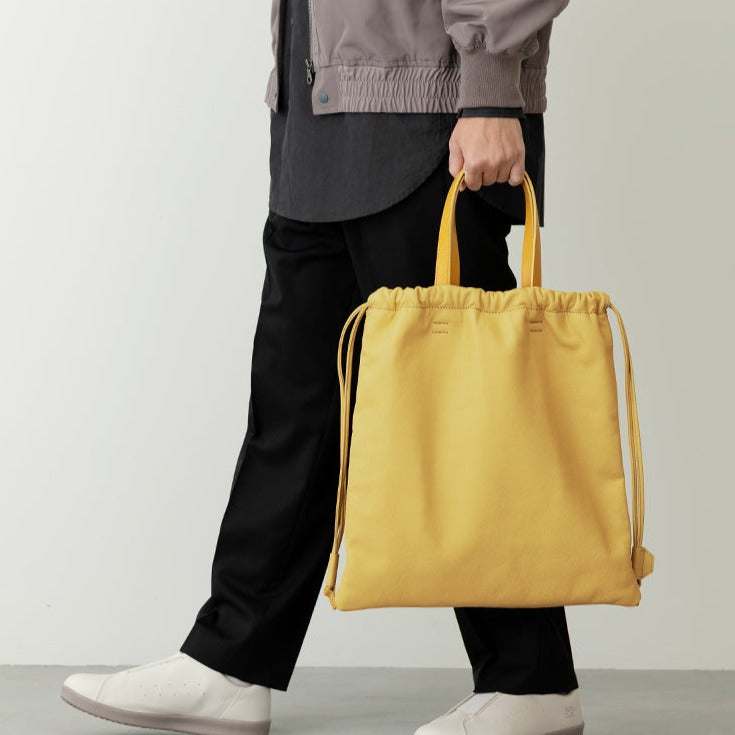 Ruffle Drawstring Tote - Ruffle - Tsuchiya Kaban Global – Tsuchiya ...