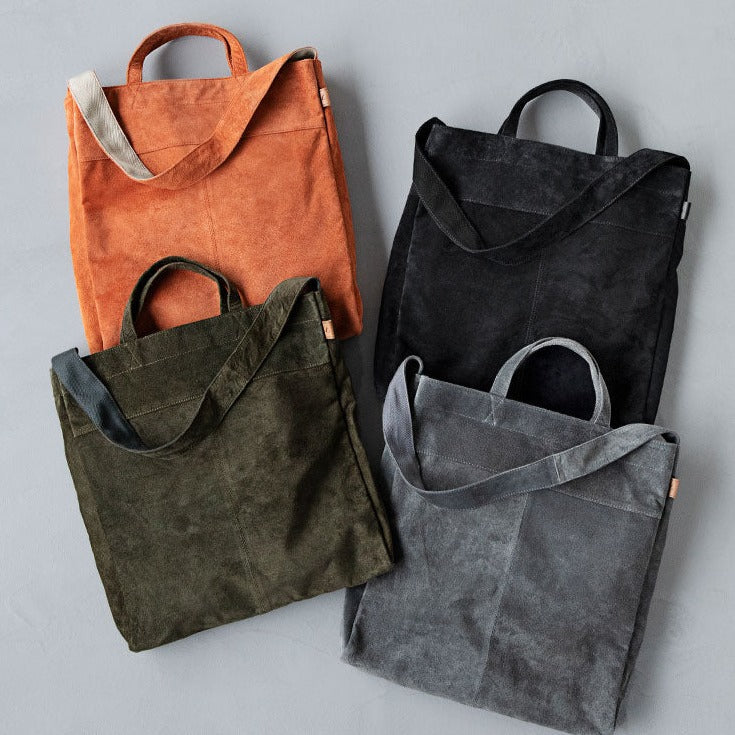 2way Packable Leather Tote