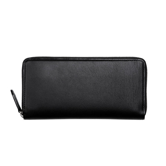 Steerhide  Nume plus Zip Long Wallet in Black Made in Japan