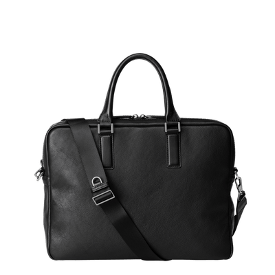 Steerhide  Ame Waterproof Smart Briefcase in Black Made in Japan