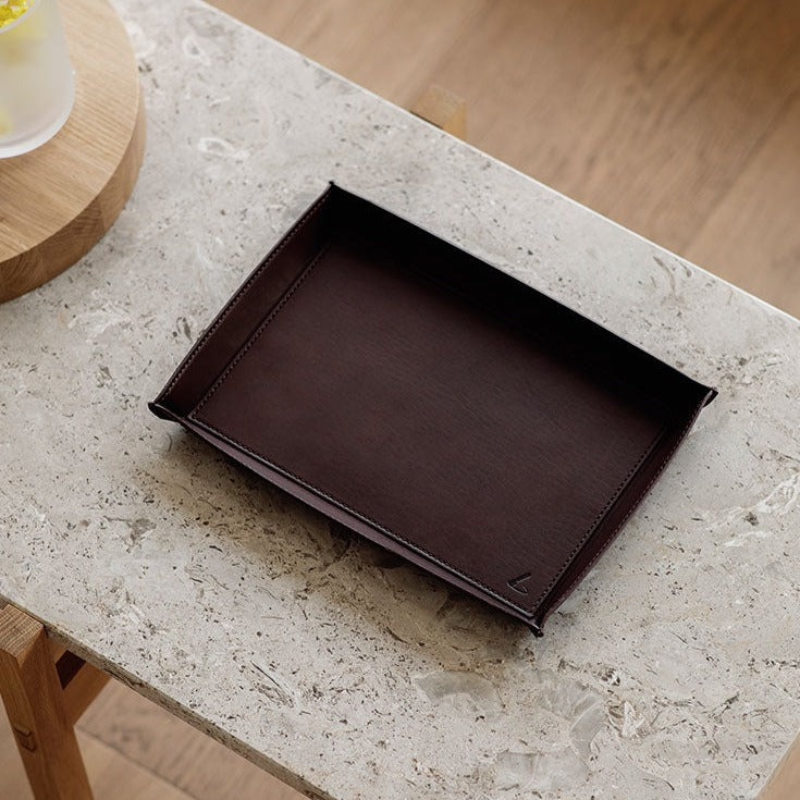 Home Collection Leather Tray (L)