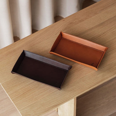 Home Collection Leather Tray