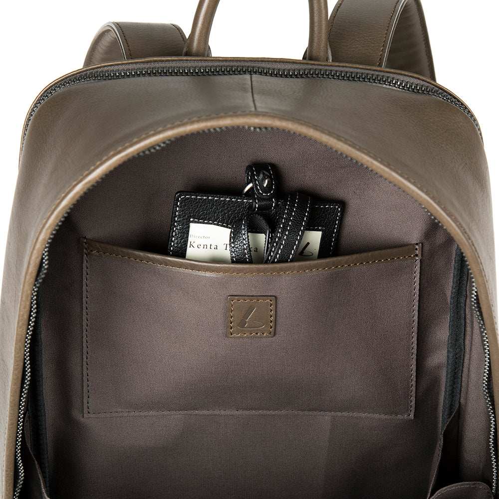 Vainno Round Backpack | Leather Backpack | Tsuchiya Kaban –Timeless ...