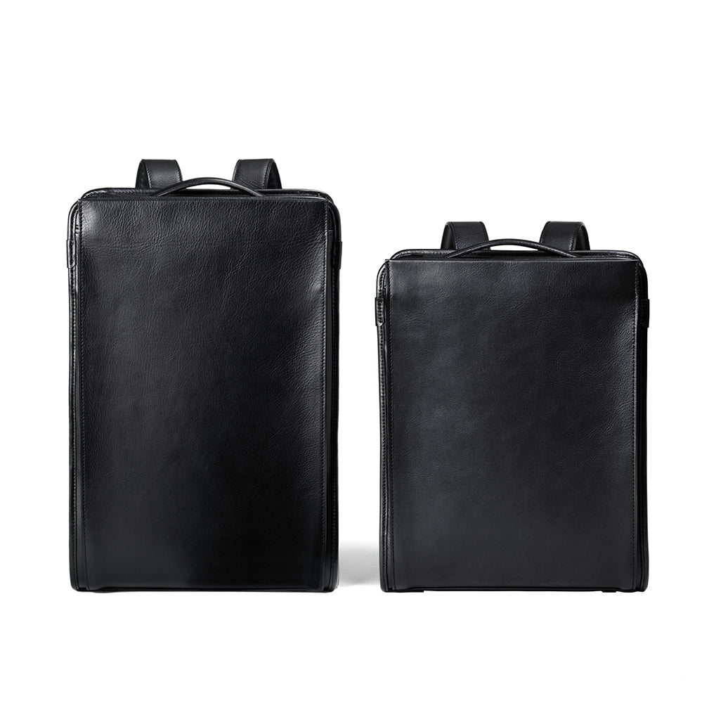 Vainno Square Backpack | Leather Backpack